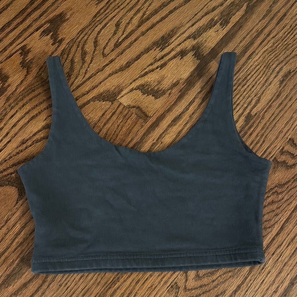 Brandy Melville Lydia Gray Cropped Tank